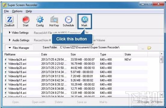 Zeallsoft Super Screen Recorder下载,屏幕录像机