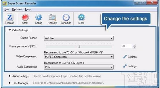 Zeallsoft Super Screen Recorder下载,屏幕录像机